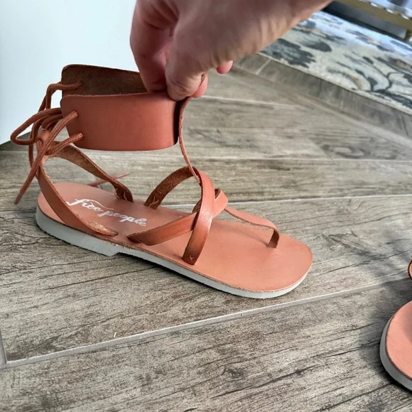 NEW Free People Vacation Day Wrap Sandals - Picture 3 of 5